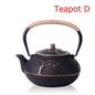 New 7 Chioces Cast Iron Teapot Set Japanese Tea Pot Tetsubin Kettle Enamel 900ml Kung Fu Infusers Metal With Strainer Net Filter