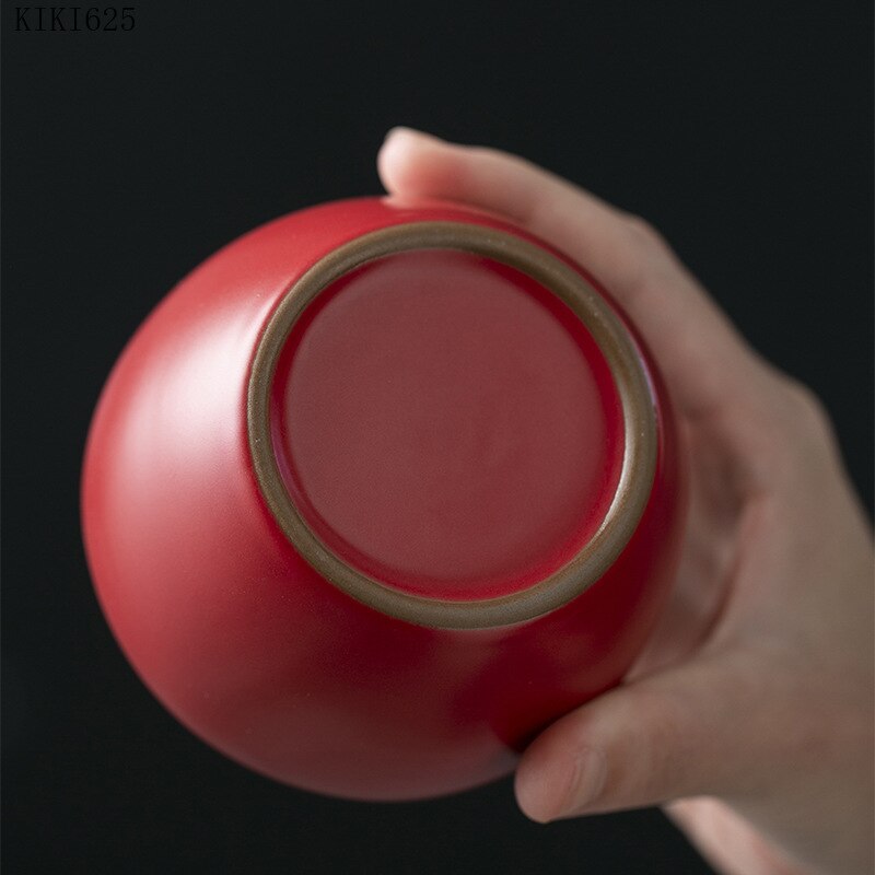 Creative Cute Mini Ceramic Storage Jar with Bamboo Wood Cover Home Portable Travel Tea Caddy Small Objects Jewelry Storage Box