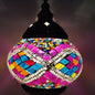 Mediterranean style Art Deco Turkish Mosaic Table Lamp Handcrafted mosaic Glass romantic bed light