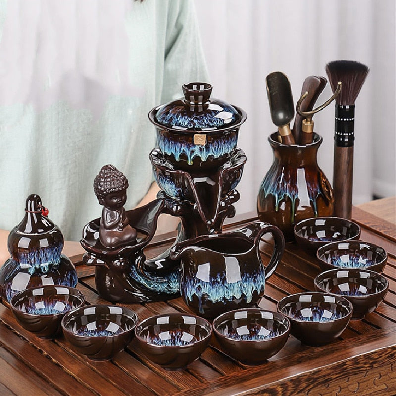 6 Persons Yixing Clay Teapot and Cups Set