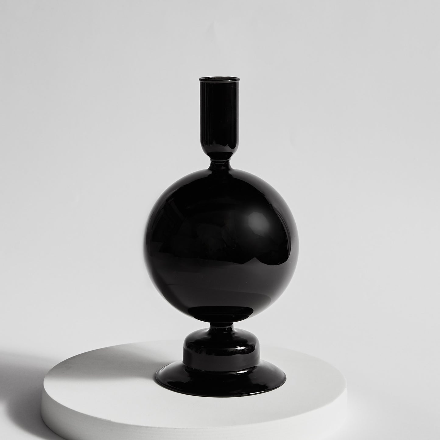 Floriddle Taper Candle Holders Glass Candlesticks for Home Wedding Room Decoration Party Glass Vase Table Bookshelf