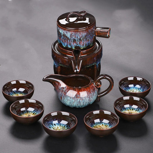 6 Persons Yixing Clay Teapot and Cups Set