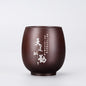 Japanese Traditional Handmade Ceramic Tea Storage Cup With Fabric Covered Lid 180 ml