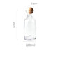 Mix and Match 1.2L Glass Jug With a Wooden SphericalLid and 250 ml Glass Set