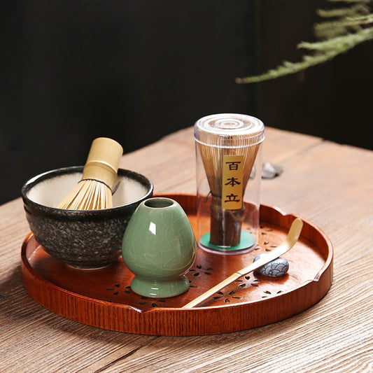 Matcha Making Gift Set With Bamboo Whisk - Various Bundles