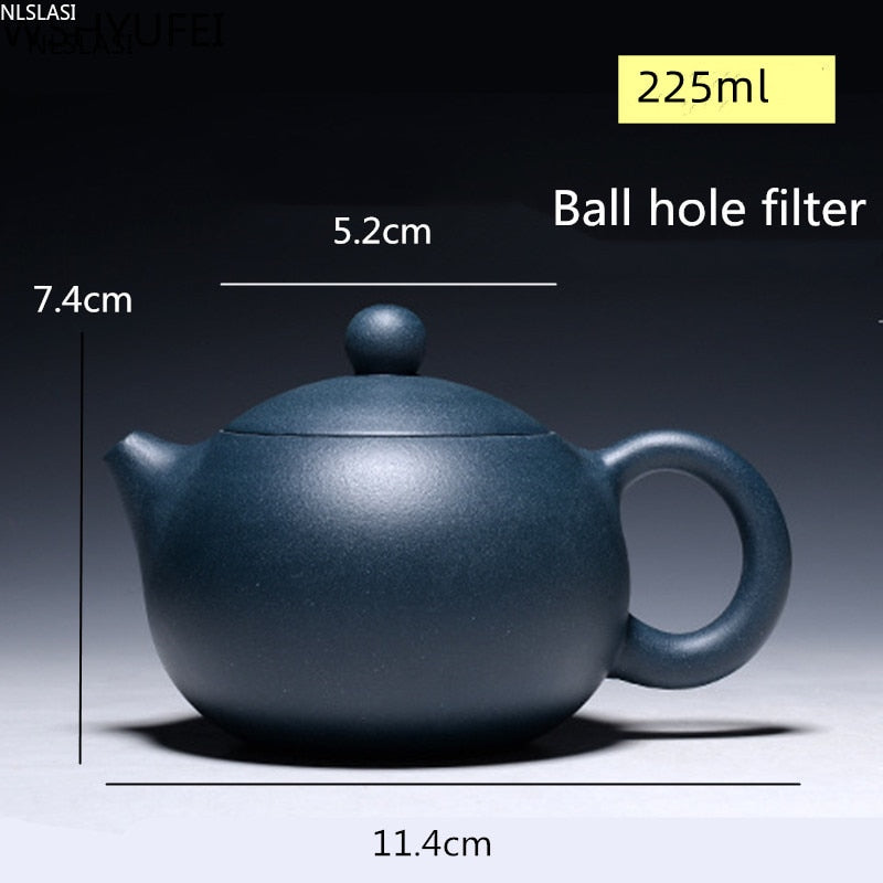 NLSLASI Chinese yixing tea pot Handmade purple clay xishi zisha teapot ore beauty kettle Custom tea set Ball hole filter 225ml