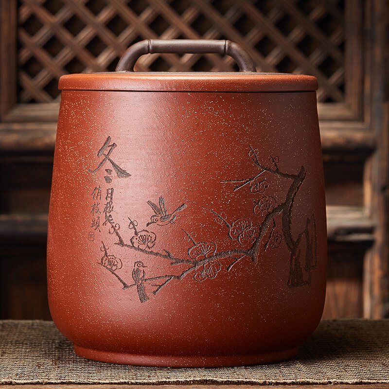 Storage of Tea Bags Box Tea Jar Container Vintage Tea Caddy Tin Tea Storage Large Ceramic Jar Caja Para Te Kitchen Bar BC50CG