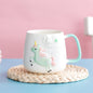 Gorgeous Relief Unicorn Coffee Mug with Mobile Phone Holder Lid Cute Water Tea Ceramic Milk Breakfast Cup Creative Gift