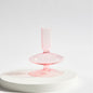 Floriddle Taper Candle Holders Glass Candlesticks for Home Wedding Room Decoration Party Glass Vase Table Bookshelf