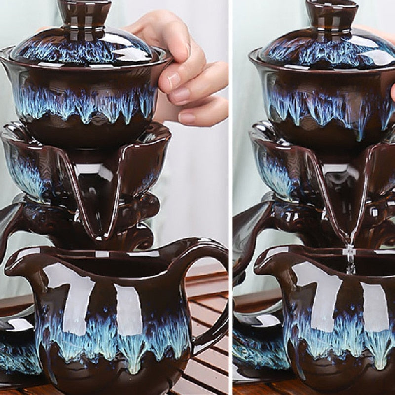 6 Persons Yixing Clay Teapot and Cups Set