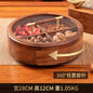 Walnut Solid Wood Dried Fruit Box Candy Box Home Living Room Light Luxury Tea Table Chinese Fruit Plate Snack High-End Storage