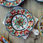 Bohemian Folk Hand Painted Ceramic Decorative Dinner Plate - Various Styles