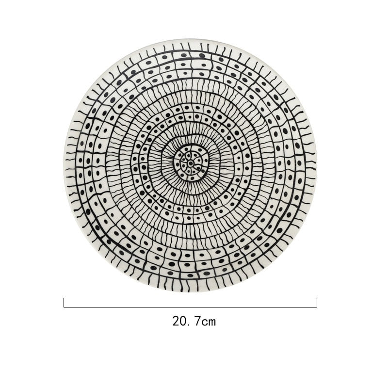 Hand Painted Geometric Ceramic Mugs With Gold Handle Handmade Irregular Cups For Coffee Tea Milk Oatmeal Creative Birthday Gifts