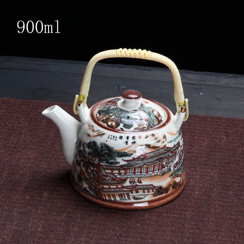 Chinese Style Porcelain Teapots Or Set 500-900ML